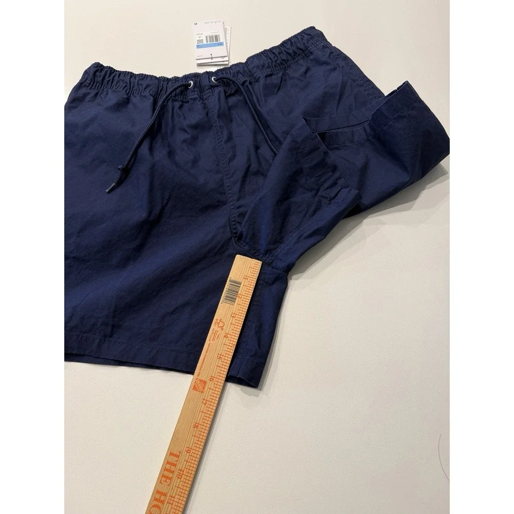 Nike Club Flow Shorts HJ1946-451 Obsidian Blue Cotton Enzyme Wash Mens M NWT
